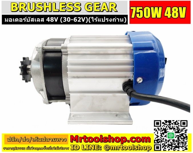 Brushless Motor DC 48V 750W 